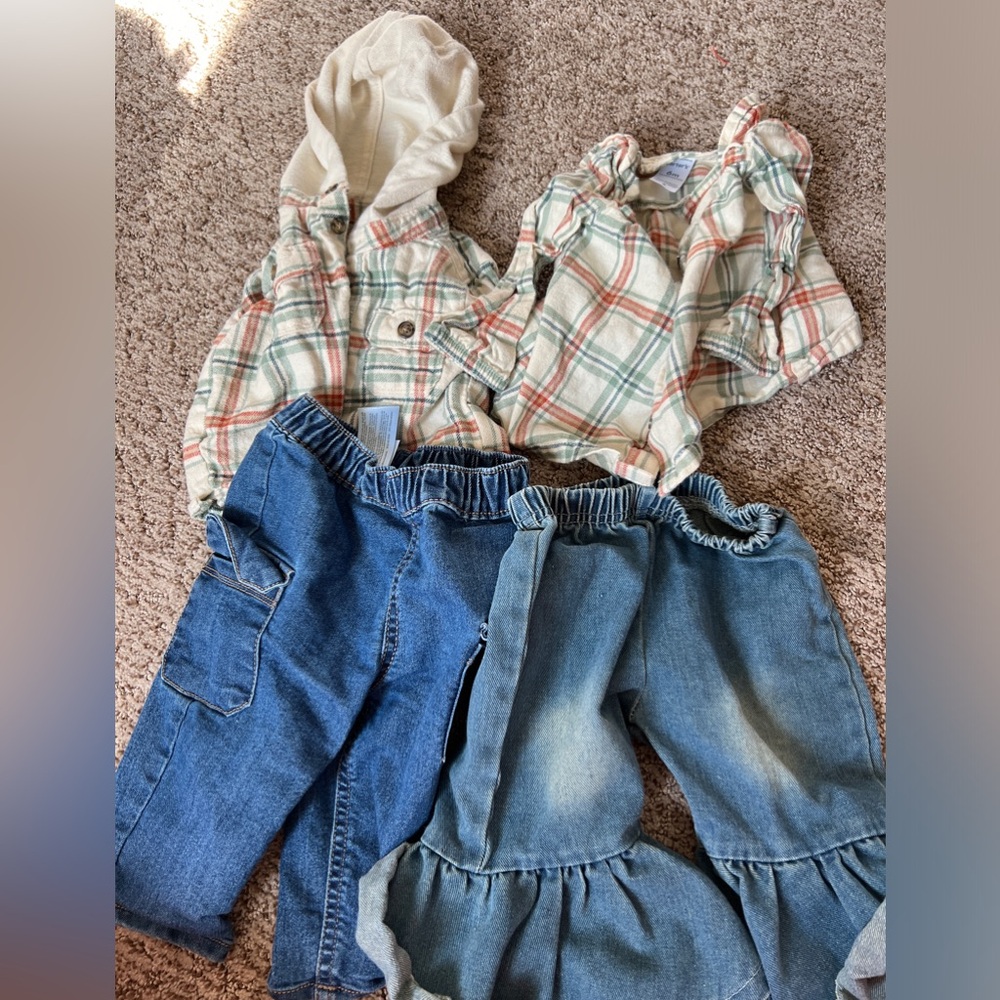Set of two twin outfits